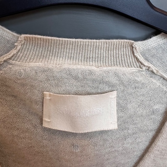 Zadig and Voltaire cashmere sweater, size S, ivory - Picture 6 of 9
